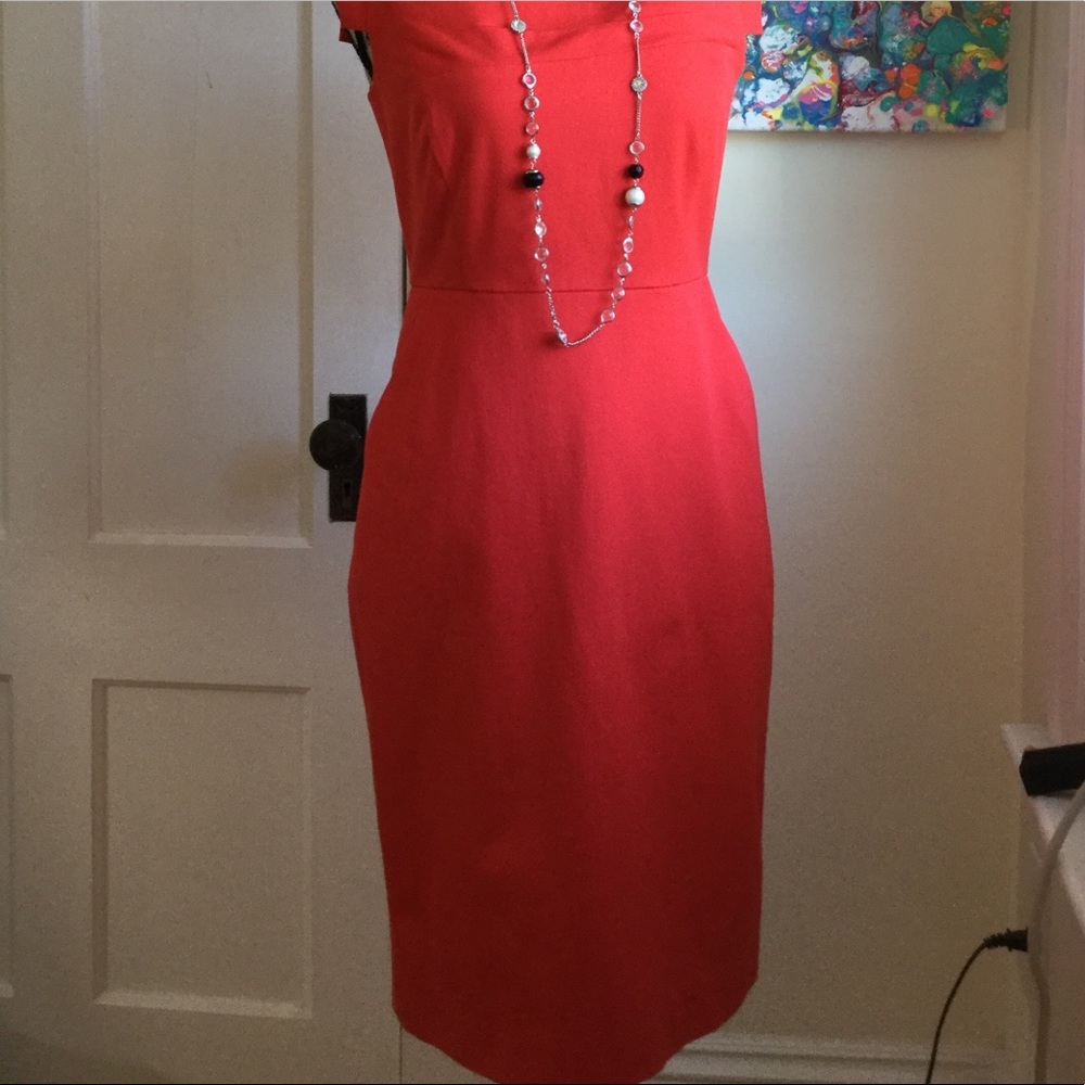 J.Crew Wear-to-Work Dress w/Asymmetrical Neckline